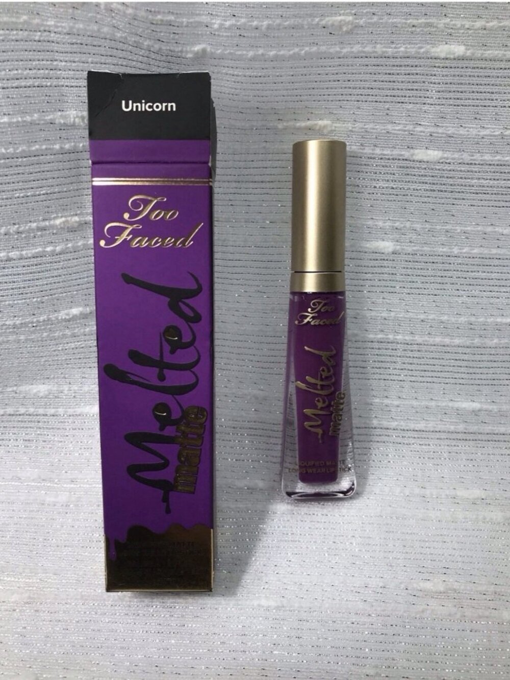 Too Faced MELTED MATTE Liquified Matte Long Wear Lipstick UNICORN‎ Purple NEW